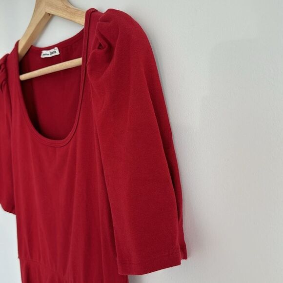Reformation Elisha Red Puff Sleeve Dress size small - Picture 6 of 12